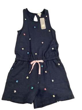 Splendid Kids Dancing Hearts Romper Size 10